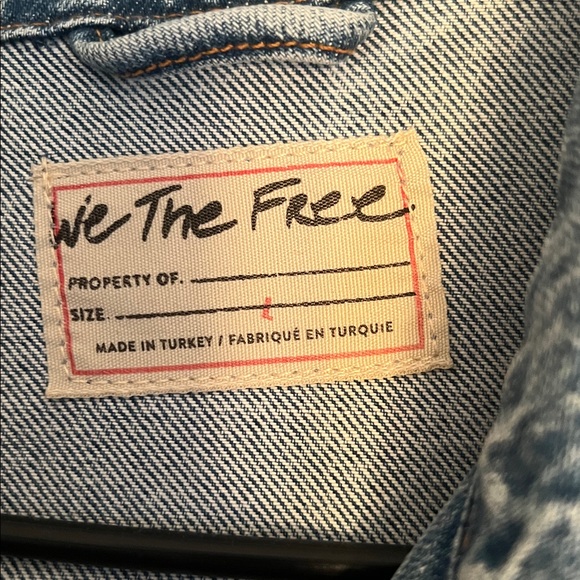 Free People Fringe Jean Jacket - Picture 2 of 3